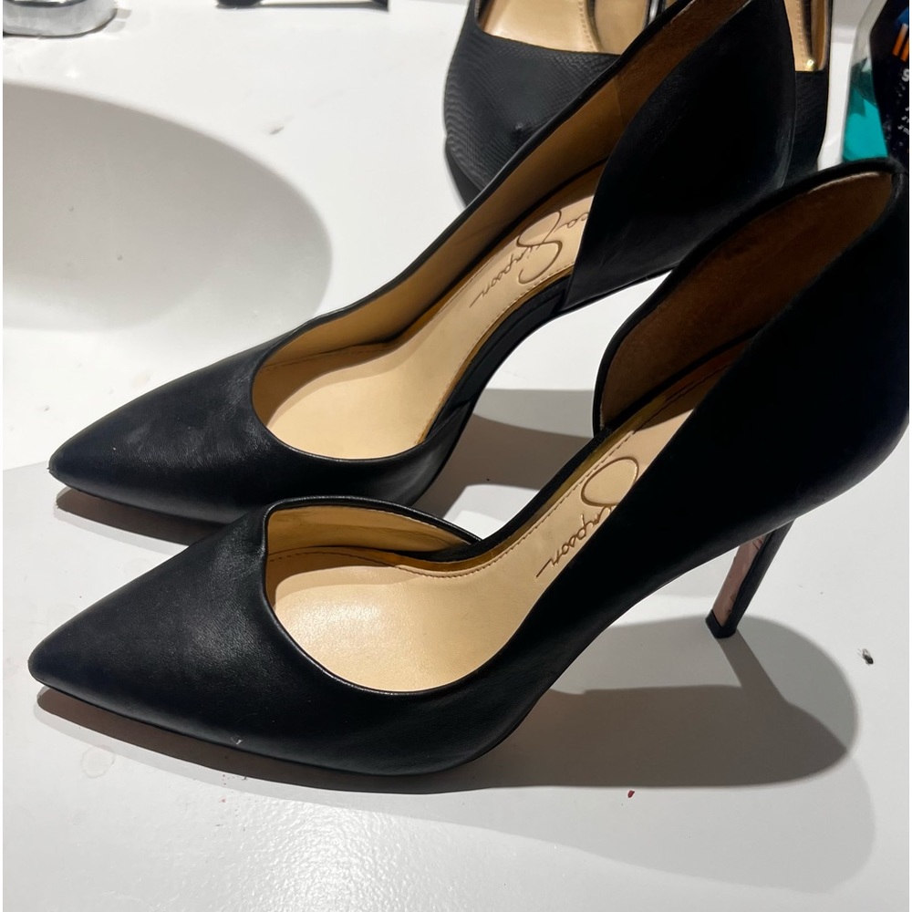Jessica Simpson Black Heels 7M